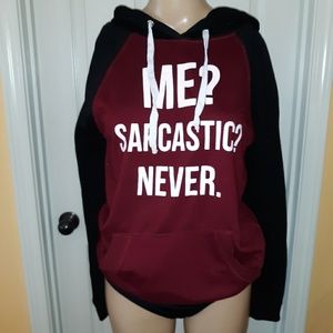 Rue 21 hooded graphic sweatshirt